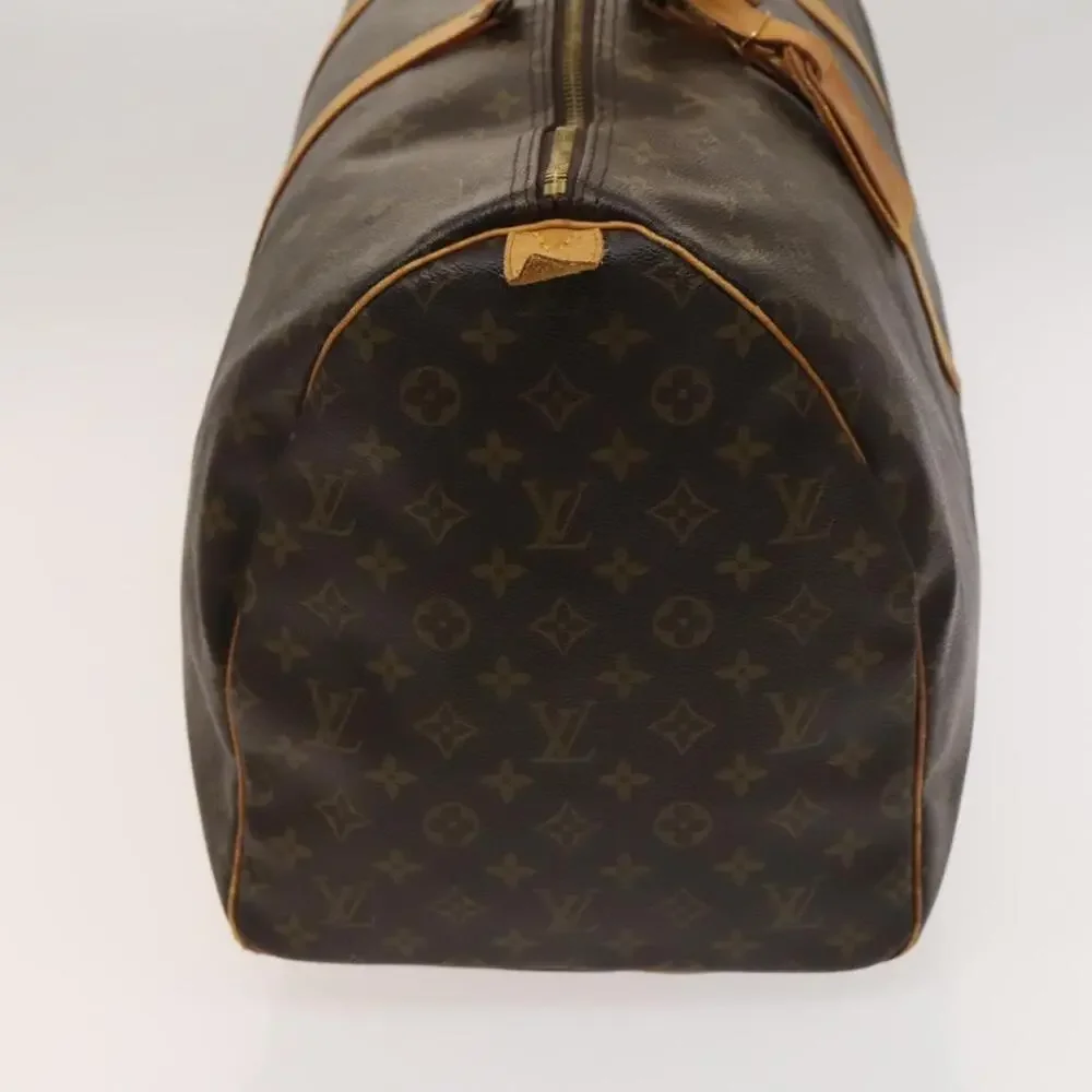 LOUIS VUITTON Monogram Keepall 55 Boston Bag M41424